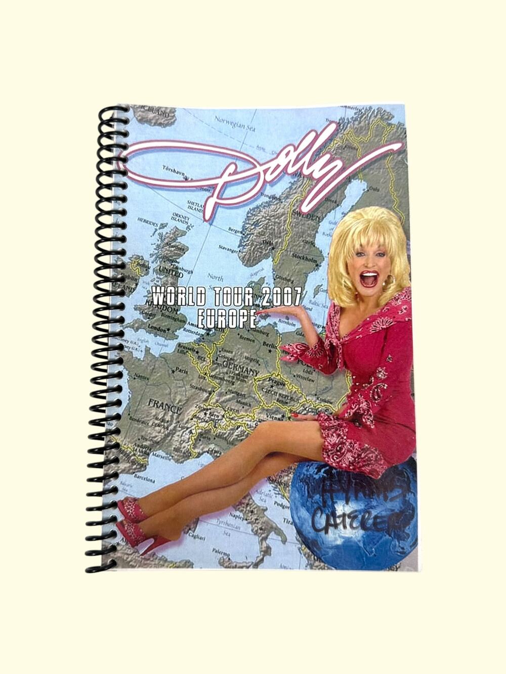 Dolly Parton Personal Itinerary 2007 World Tour Europe RARE